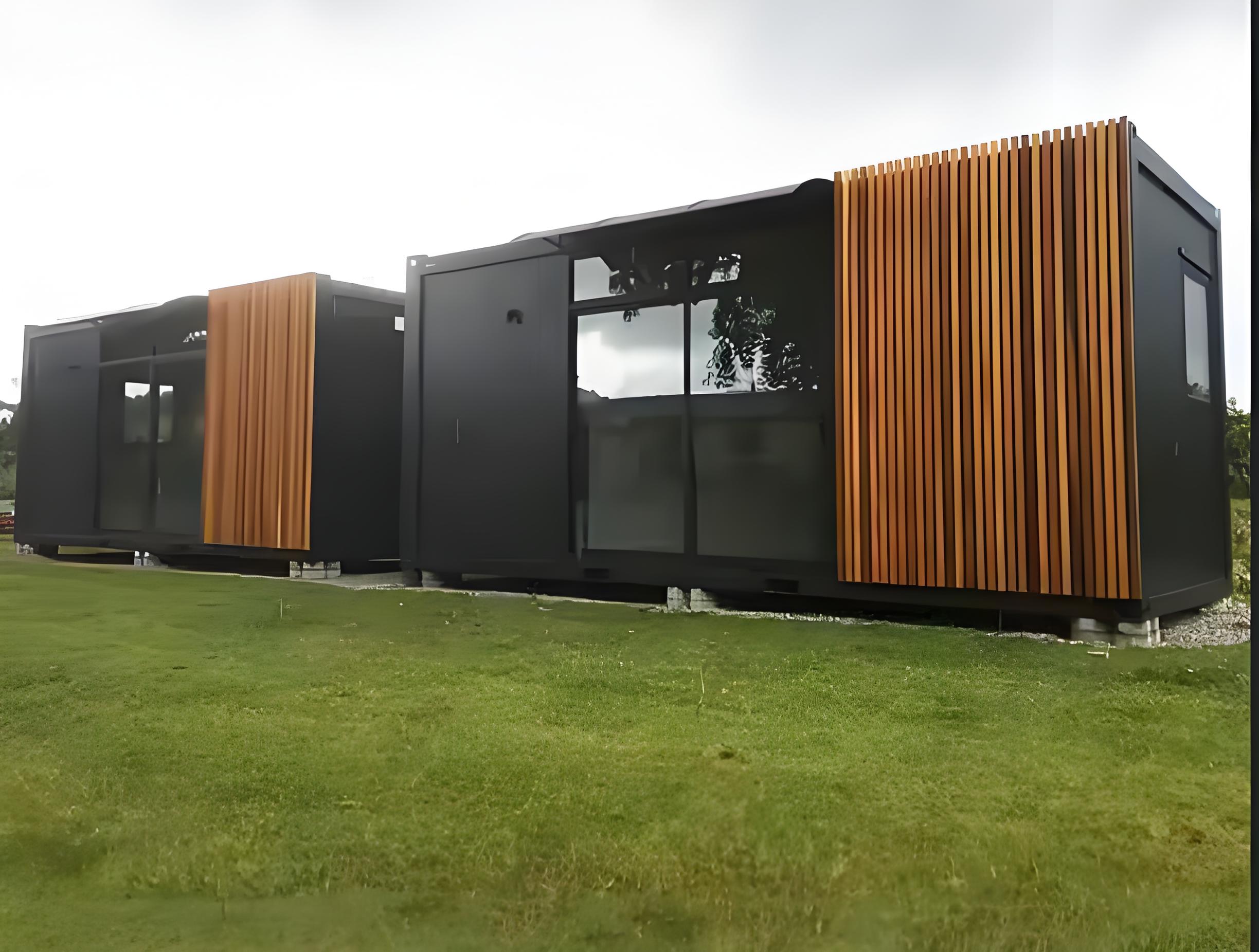 Cladded Modular Container Modern Tiny Home