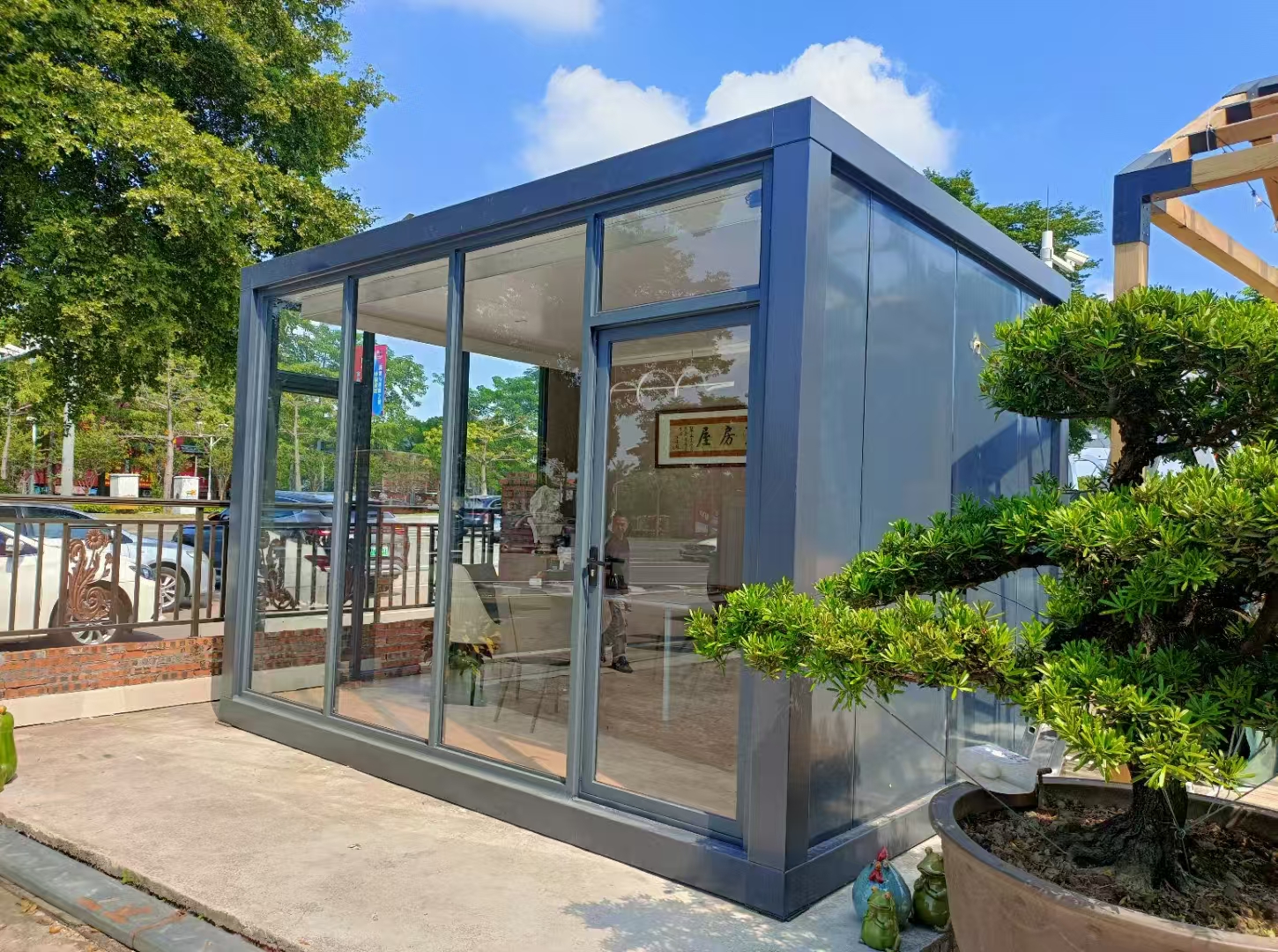 FAST INSTALLED MODULAR PREFAB CONTAINER HOUSE FOR OFFICE